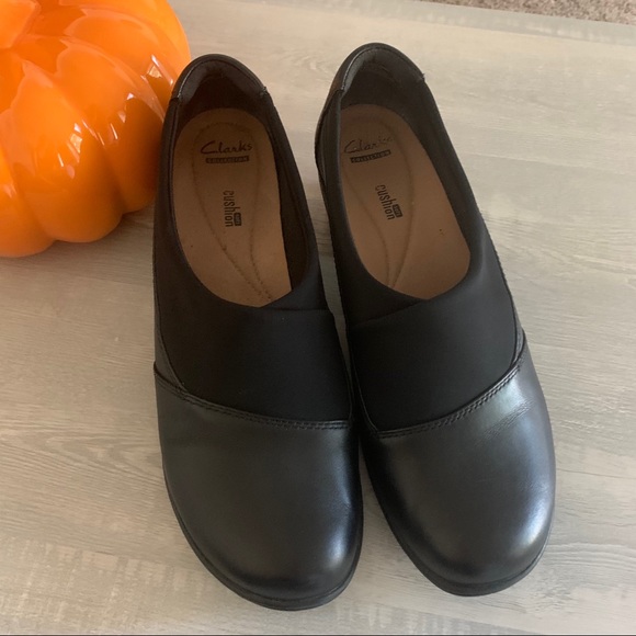 clarks soft leather shoes